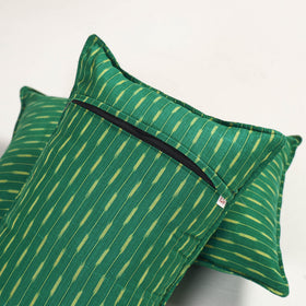 Green - pochampally ikat pillow covers (set of 2) 111
