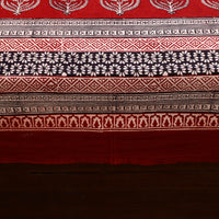 Red - Block Print Cotton Bagh Double Bed Sheet (108 x 90 in) 07