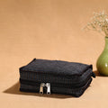 Black Multipurpose Jewellery Bag with 4 Storage Pockets