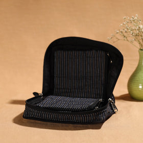 Black Multipurpose Jewellery Bag with 4 Storage Pockets