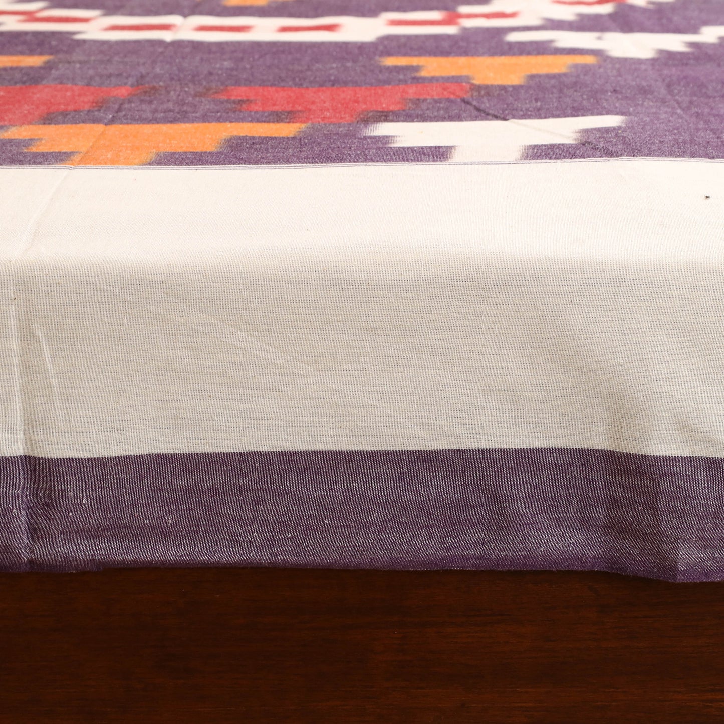 Pochampally Ikat Cotton Double Bedsheet Set (108 x 90 in) 22