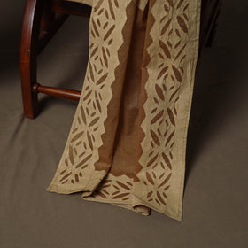 Applique Cutwork Cotton Unstitched Dress Material: Kurta, Bottom & Dupatta 33