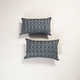 Grey - pochampally ikat pillow covers (set of 2) 115