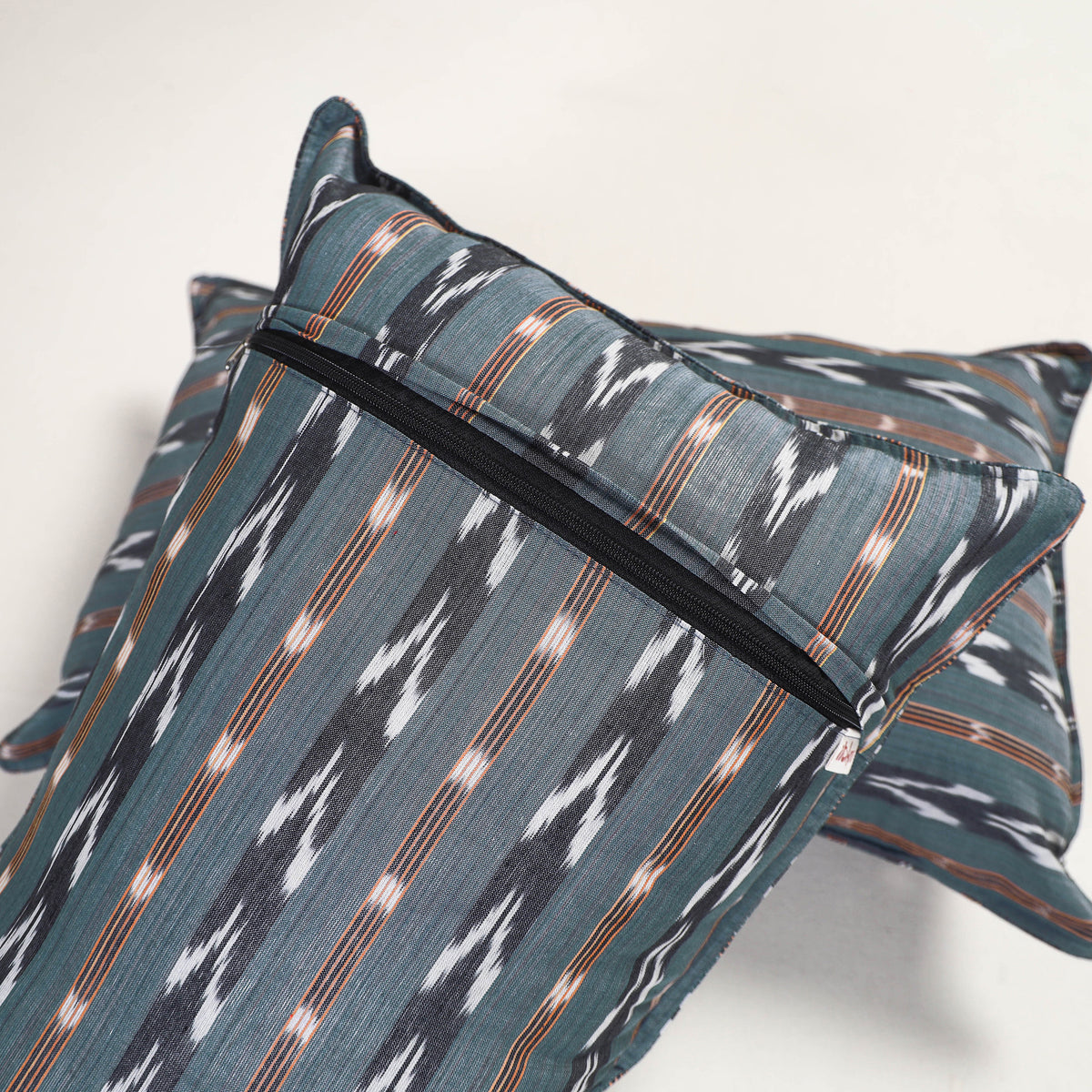 Grey - pochampally ikat pillow covers (set of 2) 115