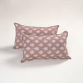 Brown - pochampally ikat pillow covers (set of 2) 116