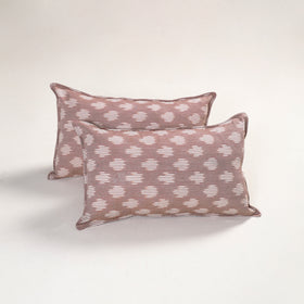 Brown - pochampally ikat pillow covers (set of 2) 116