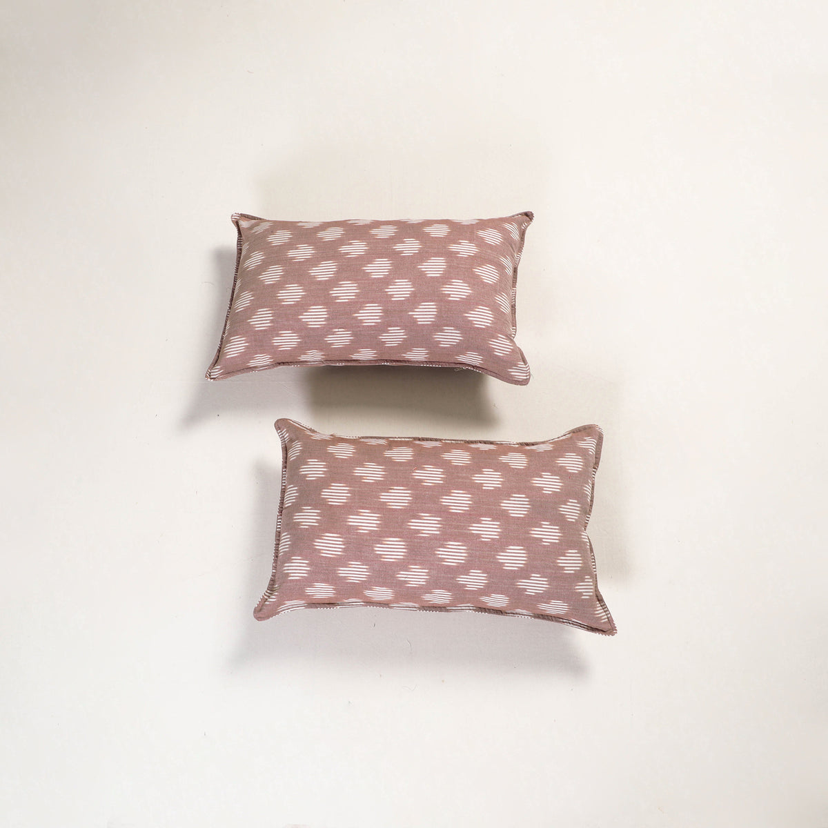 Brown - pochampally ikat pillow covers (set of 2) 116