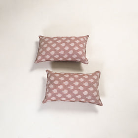 Brown - pochampally ikat pillow covers (set of 2) 116