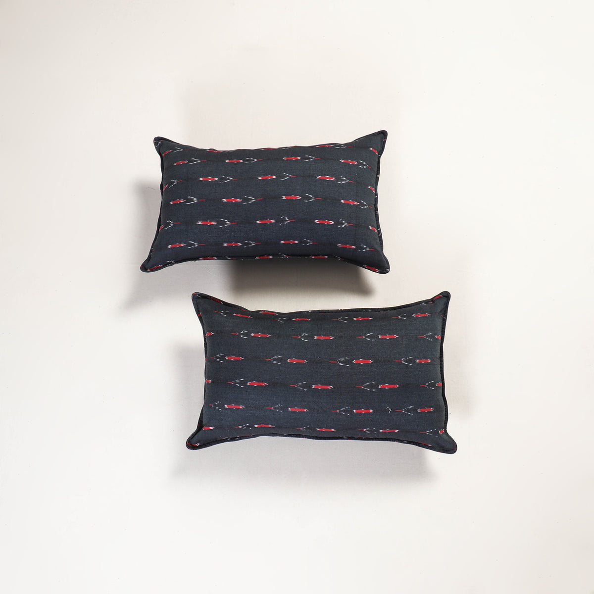 Black - pochampally ikat pillow covers (set of 2) 118