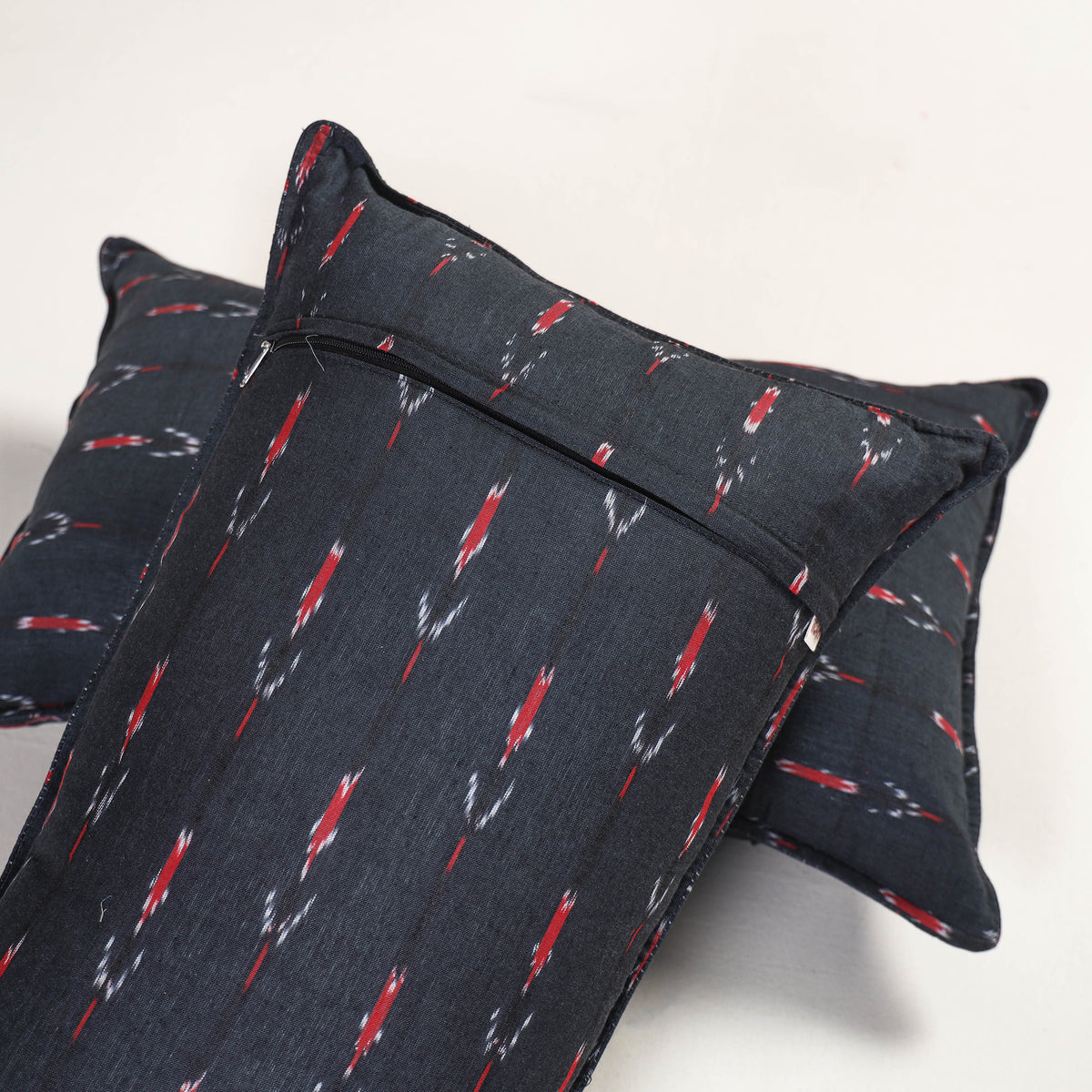 Black - pochampally ikat pillow covers (set of 2) 118