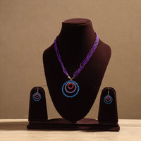 tikuli art handpainted necklace set