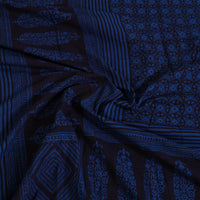 Blue - Block Print Cotton Bagh Double Bed Sheet (108 x 90 in) 14