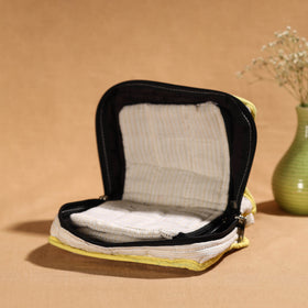 White Multipurpose Jewellery Bag with 4 Storage Pockets