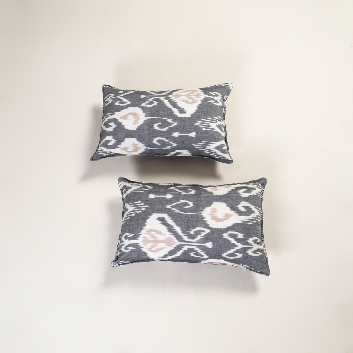 Grey - pochampally ikat pillow covers (set of 2) 119