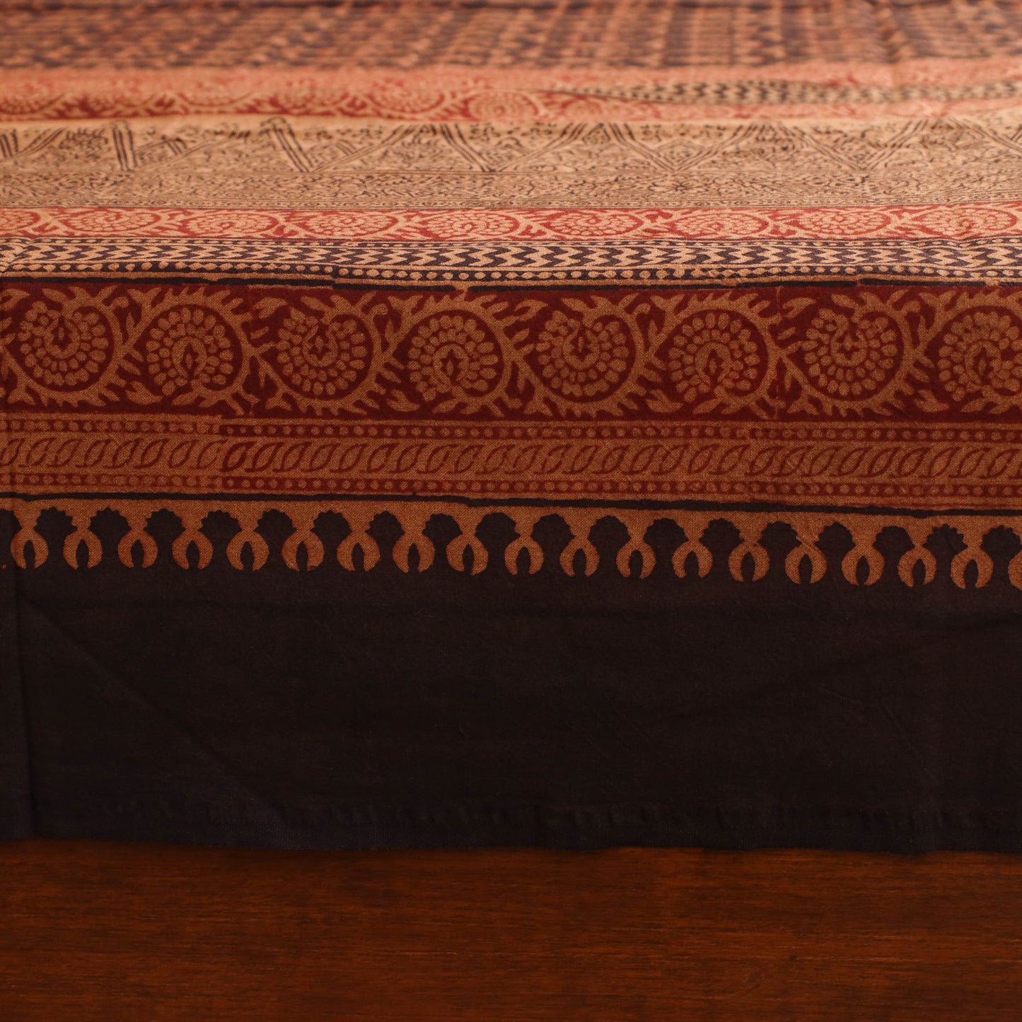 Bagh Hand Block Print Cotton Single Bedsheet (90 x 60 in) 14
