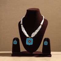 tikuli art handpainted necklace set