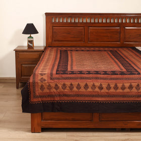 Bagh Hand Block Print Cotton Single Bedsheet (90 x 60 in) 15