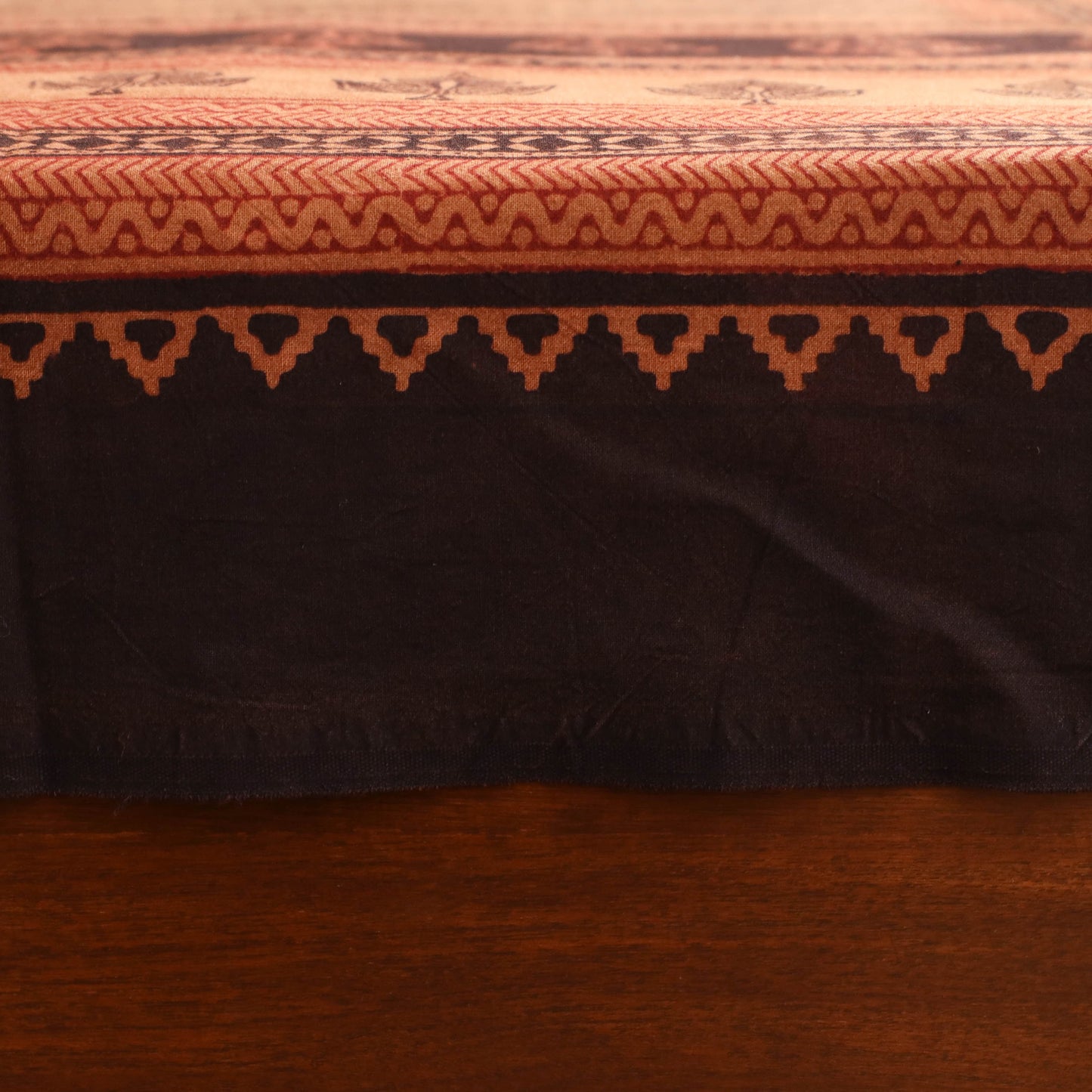 Bagh Hand Block Print Cotton Single Bedsheet (90 x 60 in) 15