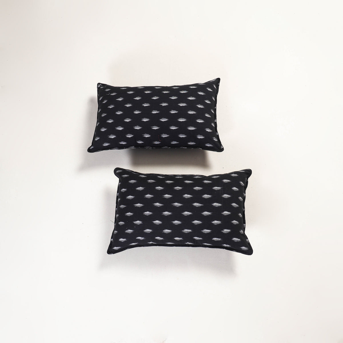 Black - pochampally ikat pillow covers (set of 2) 121