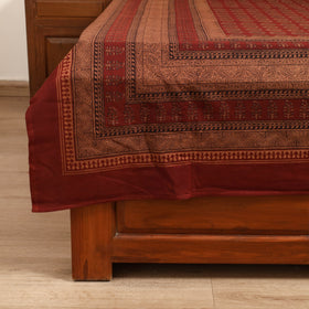 Bagh Hand Block Print Cotton Single Bedsheet (90 x 60 in) 16