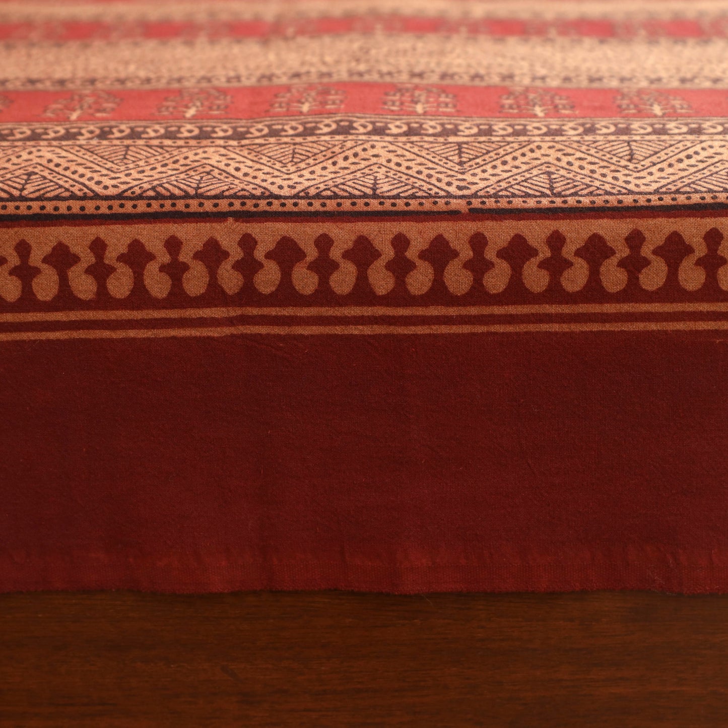 Bagh Hand Block Print Cotton Single Bedsheet (90 x 60 in) 16