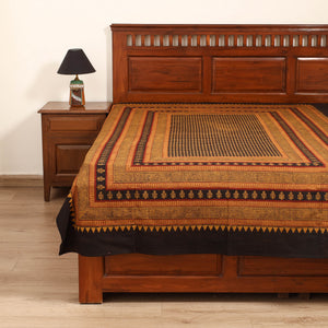 Bagh Hand Block Print Cotton Single Bedsheet (90 x 60 in) 17