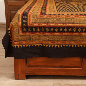 Bagh Hand Block Print Cotton Single Bedsheet (90 x 60 in) 17