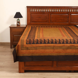 Bagh Hand Block Print Cotton Single Bedsheet (90 x 60 in) 19