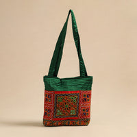 Handmade Mashru Silk Kutch Embroidery Sling Bag 05