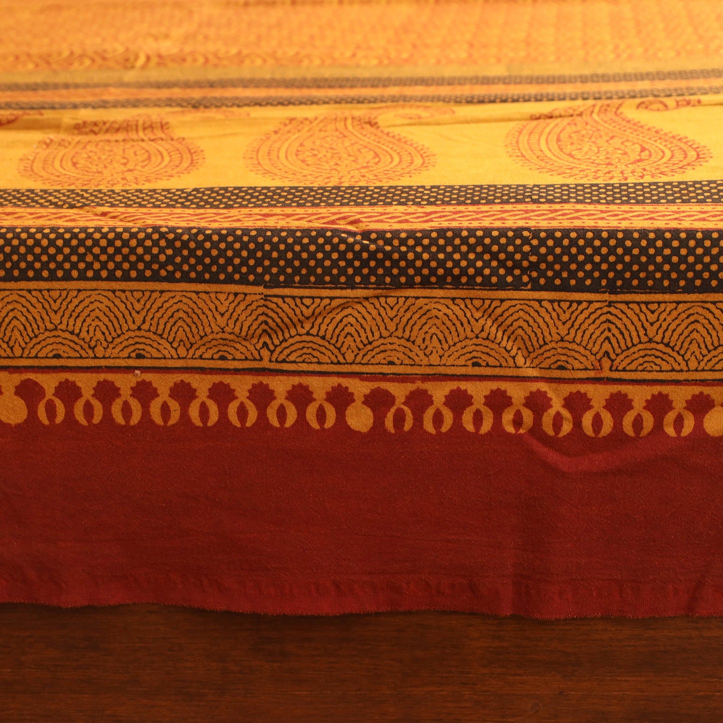Bagh Hand Block Print Cotton Single Bedsheet (90 x 60 in) 22
