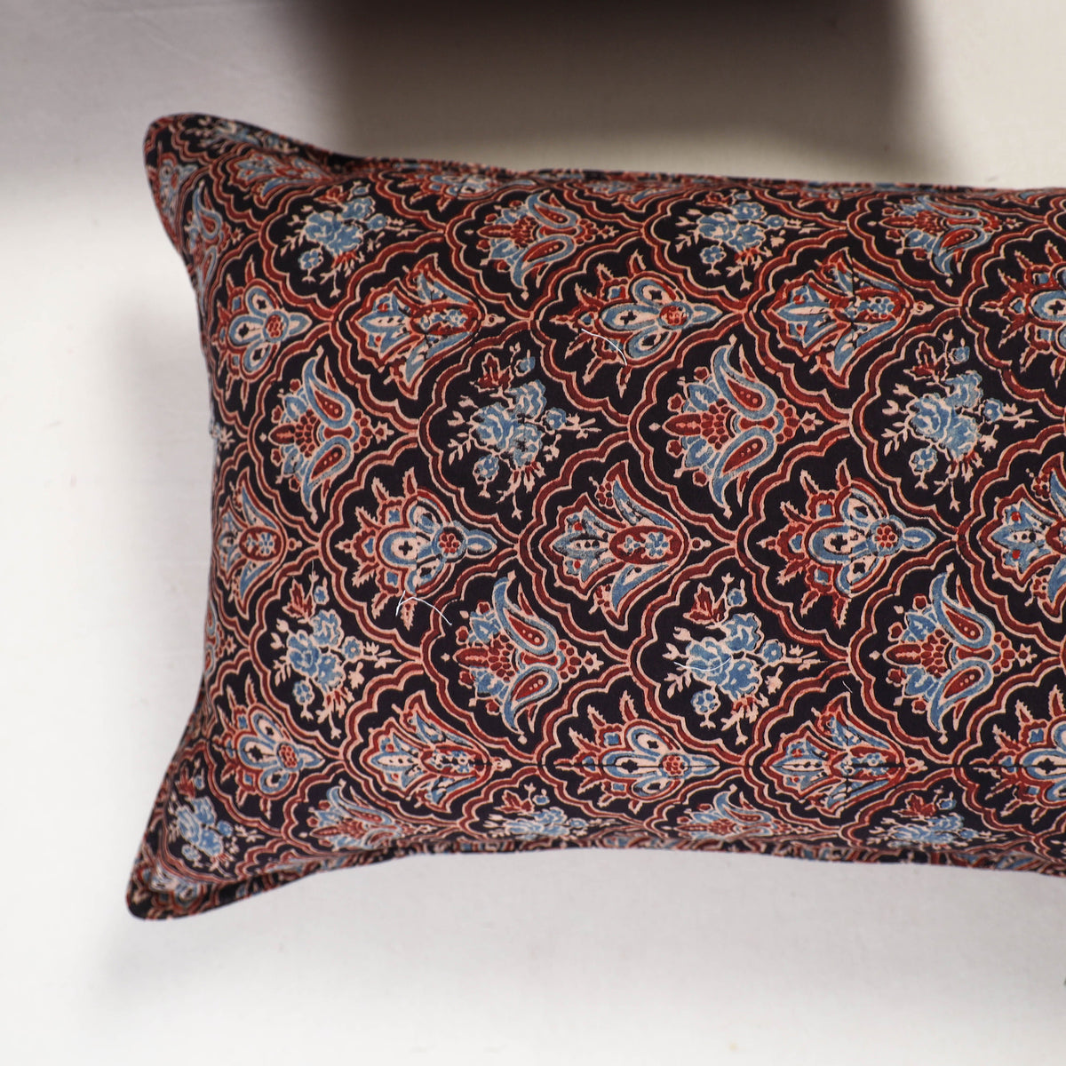 Multicolor - ajrakh hand block print pillow covers (set