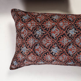 Multicolor - ajrakh hand block print pillow covers (set