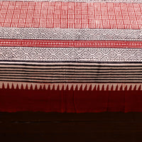 Red - Block Print Cotton Bagh Double Bed Sheet (108 x 90 in) 25