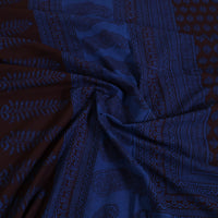 Blue - Block Print Cotton Bagh Double Bed Sheet (108 x 90 in) 27