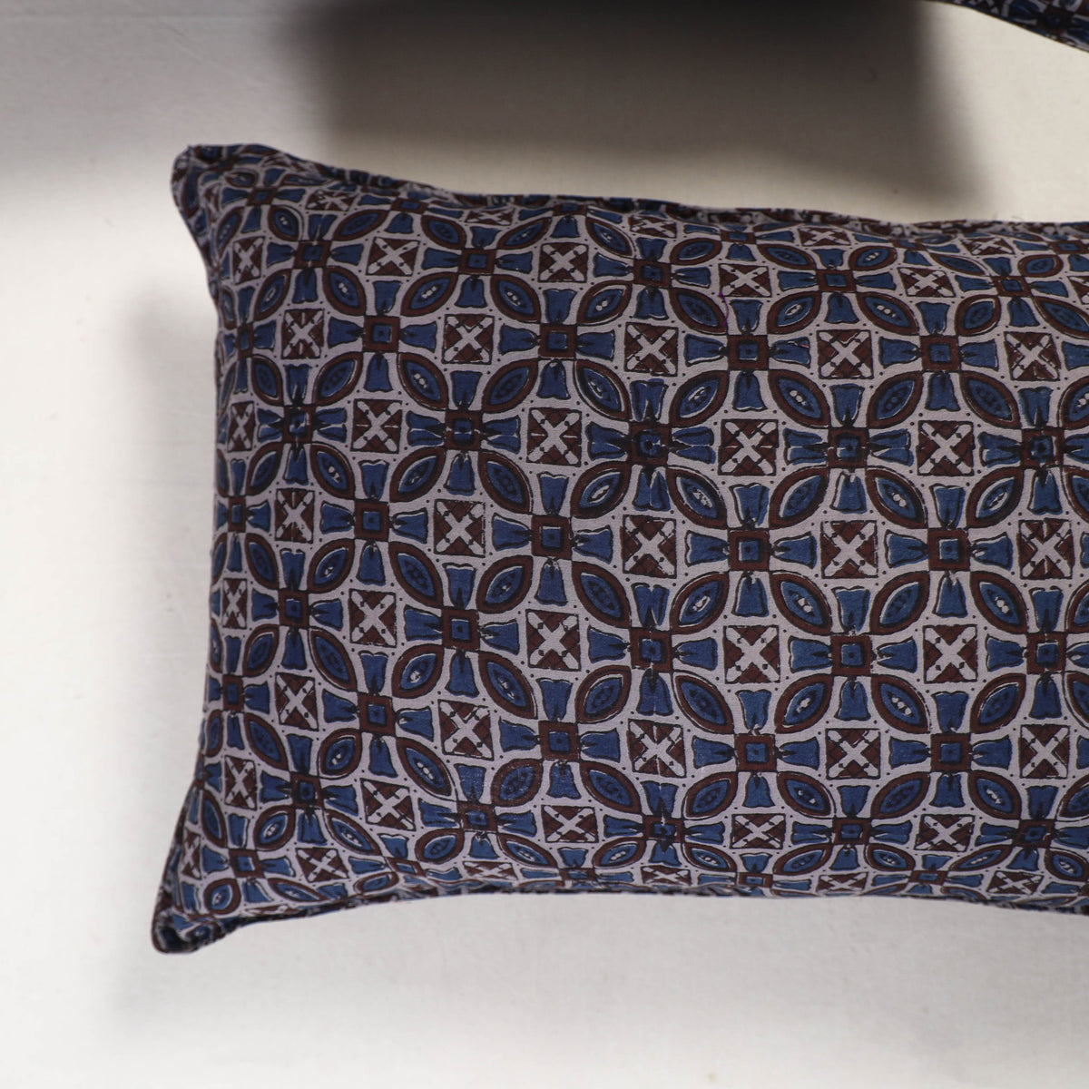 Blue - ajrakh hand block print pillow covers (set of 2) 132