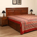 Bagh Hand Block Print Cotton Double Bedsheet (108 x 90 in) 05