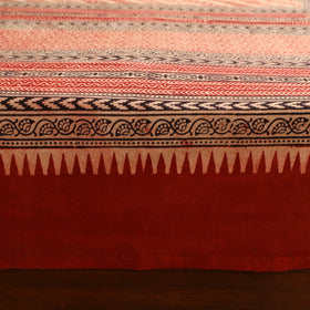 Bagh Hand Block Print Cotton Double Bedsheet (108 x 90 in) 05