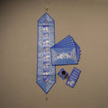 13pc Dining Table Linen Set in Brocade Banarasi Silk 02