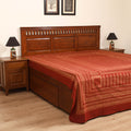 Bagh Hand Block Print Cotton Double Bedsheet (108 x 90 in) 06