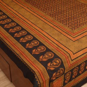 Bagh Hand Block Print Cotton Double Bedsheet (108 x 90 in) 07