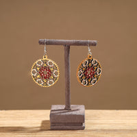 Tikuli Art Handpainted Wooden Earrings