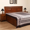 Bagh Hand Block Print Cotton Double Bedsheet (108 x 90 in) 09