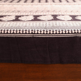 Bagh Hand Block Print Cotton Double Bedsheet (108 x 90 in) 09