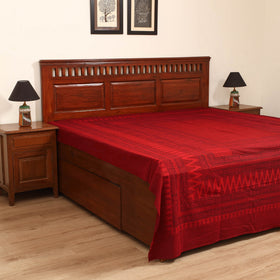 Bagh Hand Block Print Cotton Double Bedsheet (108 x 90 in) 10