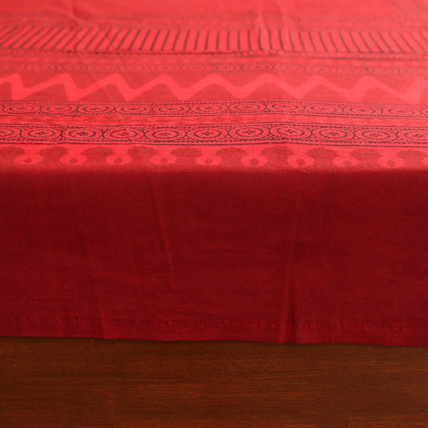 Bagh Hand Block Print Cotton Double Bedsheet (108 x 90 in) 10