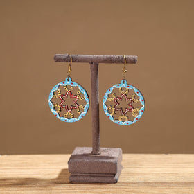  Tikuli Art Handpainted Wooden Earrings 