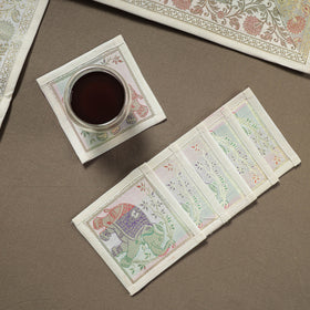13pc Dining Table Linen Set in Brocade Banarasi Silk 06