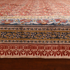 Pedana Hand Block Kalamkari Print Double Bedsheet (108 x 90 in) 21