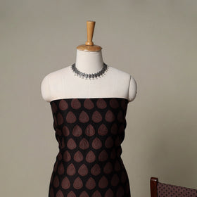 Bagh Hand Block Print Natural Dyed Chanderi Silk 3pc Unstitched Dress Material Suit Set 65