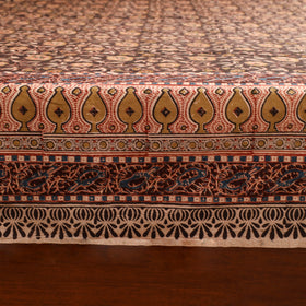 Pedana Hand Block Kalamkari Print Double Bedsheet (108 x 90 in) 23